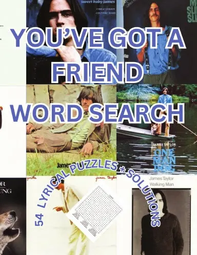 You've Got A Friend Word Search 1