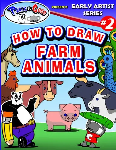 Panic And Coco Presents How To Draw Farm Animals 1