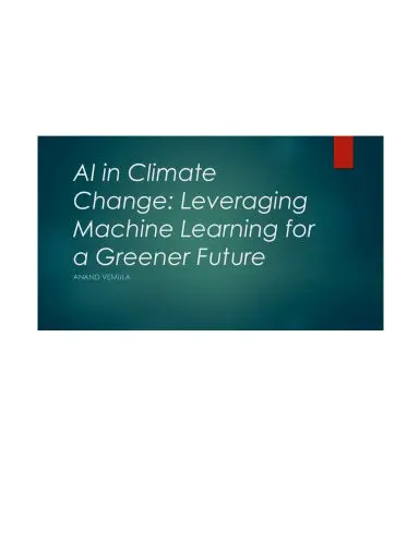 Ai In Climate Change: Leveraging Machine Learning For A Greener Future 1
