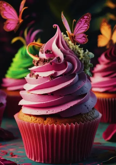 A5 Notebook, Journal | College Ruled Lined Paper | 120 Pages/60 Sheets | Sweet Fantasy Cupcake No. 8 1