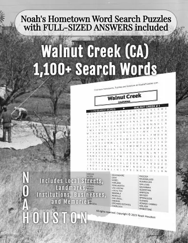 Noahõs Hometown Word Search Puzzles With Full-Sized Answers Included Walnut Creek (Ca) 1