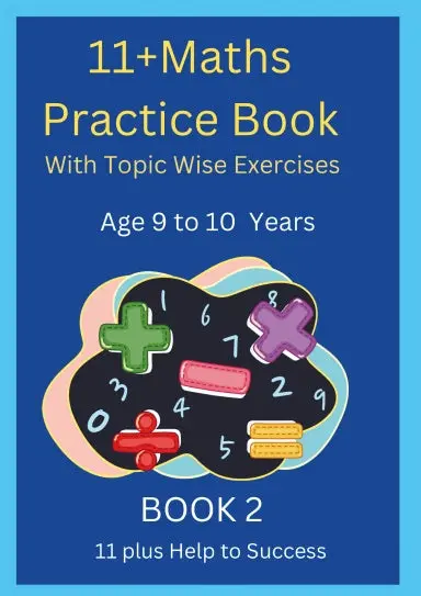 11+Maths Practice Book With Topic Wise Exercises  Age-9 To 10 Years Book 2 1