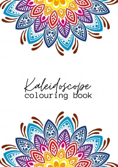 Adult Kaleidoscope Pattern Colouring 1