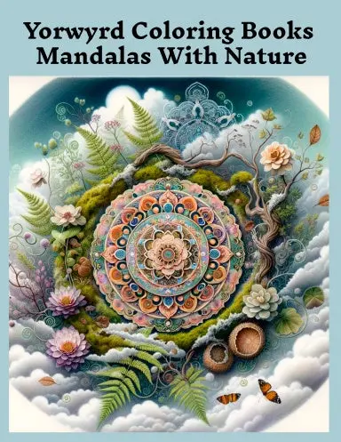 Yorwyrd Coloring Books Mandalas With Nature 1