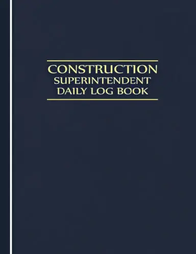 Construction Superintendent Daily Log Book 1