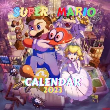 Super Mario Calendar 2023 1