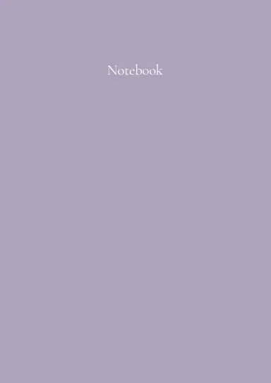 Classic A5 Notebook: Lilac Haze. By Paper Parisa 1