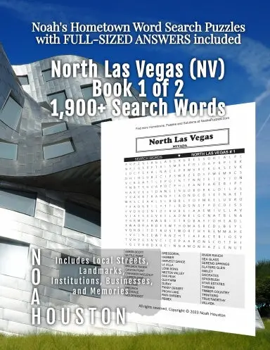 Noahõs Hometown Word Search Puzzles With Full-Sized Answers Included North Las Vegas (Nv), Book 1 Of 2 1