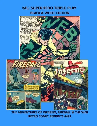 Mlj Superhero Triple Play Black & White Edition 1