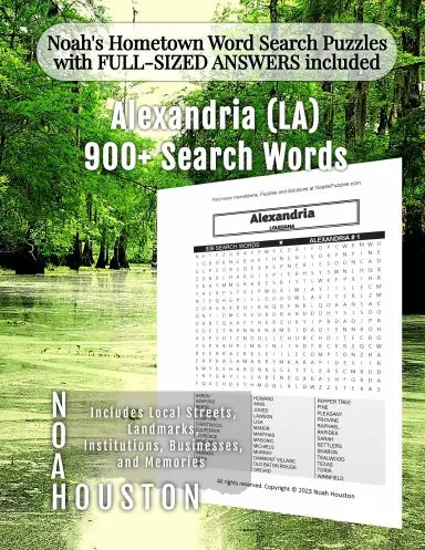 Noahõs Hometown Word Search Puzzles With Full-Sized Answers Included Alexandria (La) 1