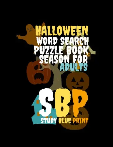 Halloween Word Search Puzzle Book Season For Adults 1