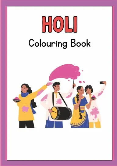 Holi Colouring Book 1