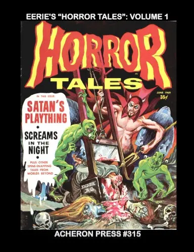 Eerie's "Horror Tales" Volume 1 Softcover B&W 1