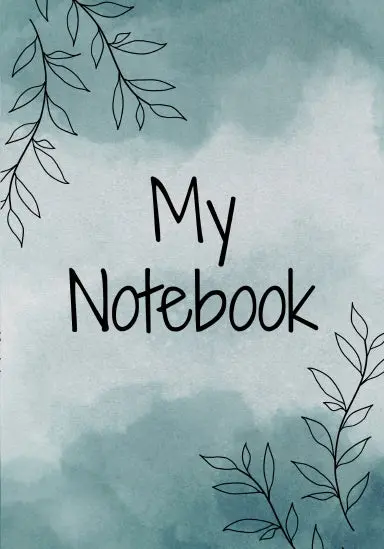 Colored Journal Notebook 80 Pages , Spiral , For School, University, Office, For Notes 7" X 10" 1