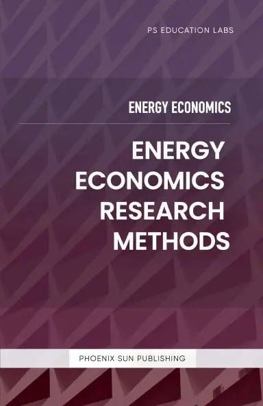 Energy Economics - Energy Economics Research Methods 1