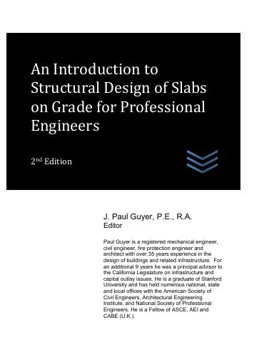 An Introduction To Structural Design Of Slabs On Grade For Professional Engineers 1