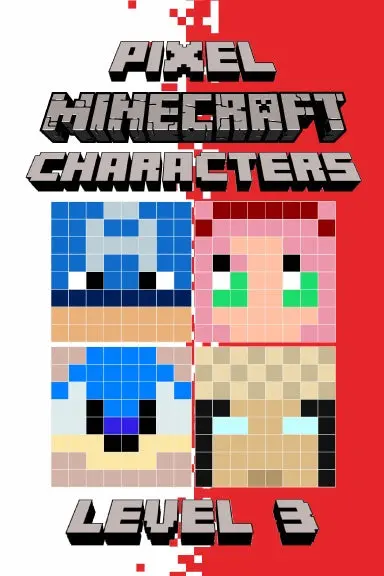 Pixel Minecraft Characters Level 3 1