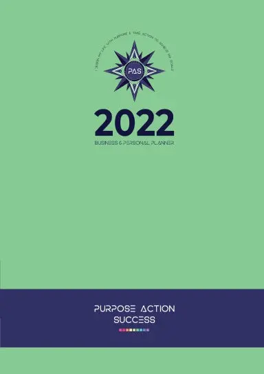 2022 Pas Business & Personal Planner (A4 - Medium Green) - 24-Hour Daily Planner | Daily Diary | Daily Planner | 12 Months 1