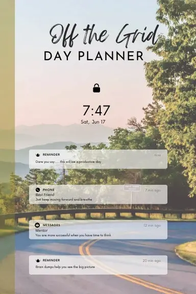 Off The Grid Day Planner - Spring 01 1