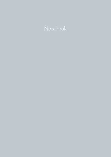 Classic A5 Notebook: Icy Grey. By Paper Parisa 1