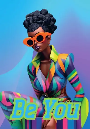 Be You Notebook For African Women And Young Adults 1