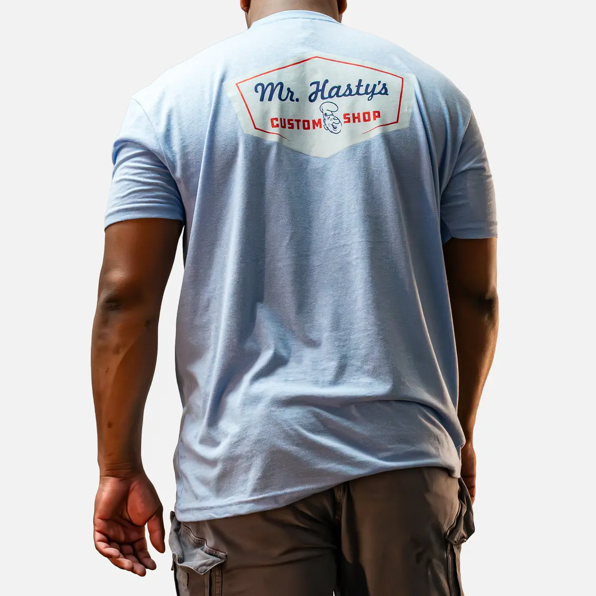 Mr. Hasty’S Custom Shop Shirt – Vintage Logo Edition 1