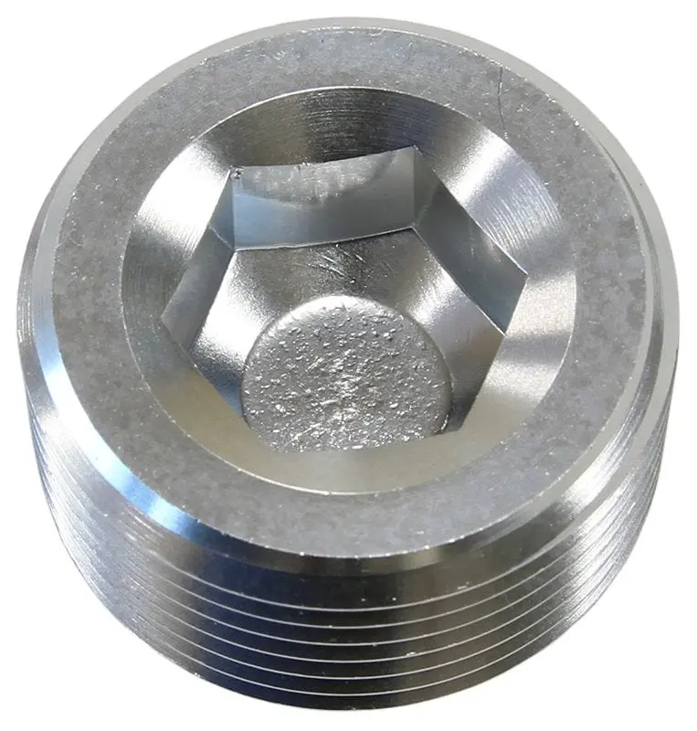 1/2" Npt Solid Brass Plug With Sealing Surface 1