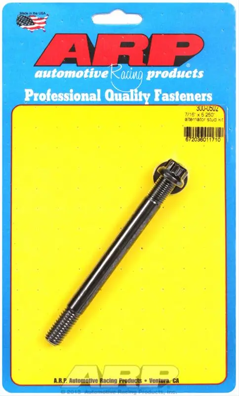 Arp Alternator Mounting Stud Kit — Precision-Machined Hardware (Part #300-0502) 1