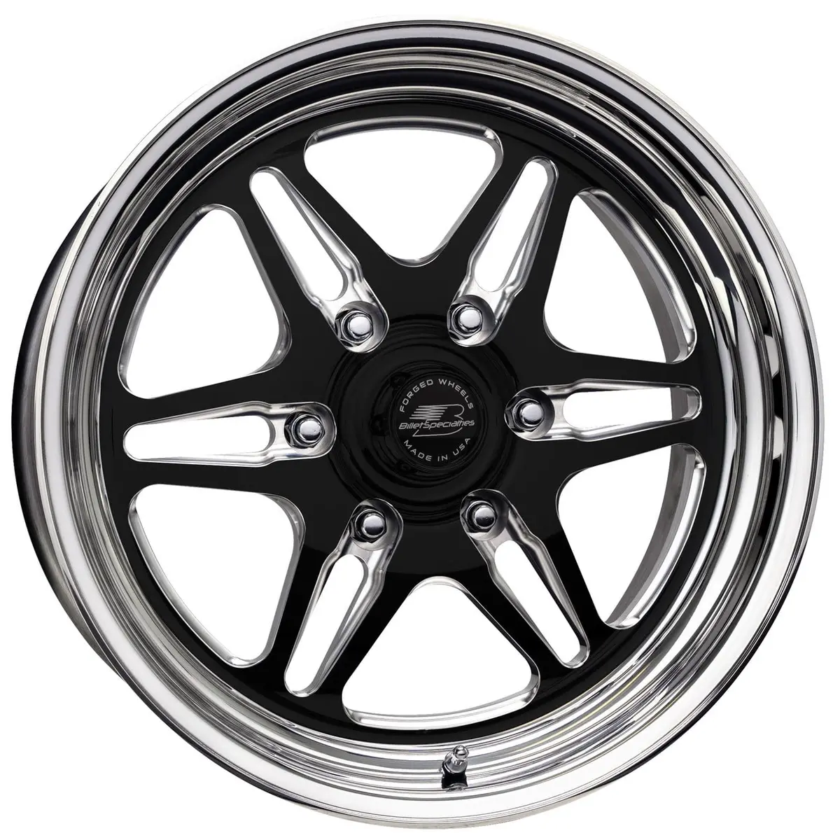 Billet Specialties Amc46 Lonestar Wheel — Black Satin Finish, Custom-Ordered (Amcb46870) 1