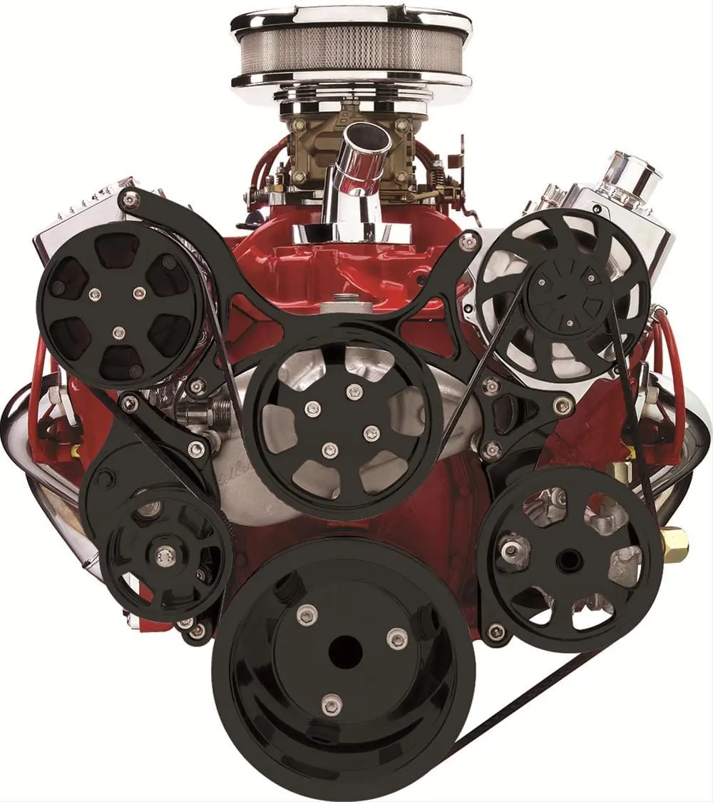 Billet Specialties Tru Trac Serpentine Drive System With A/C Compatibility – Blk13220 1