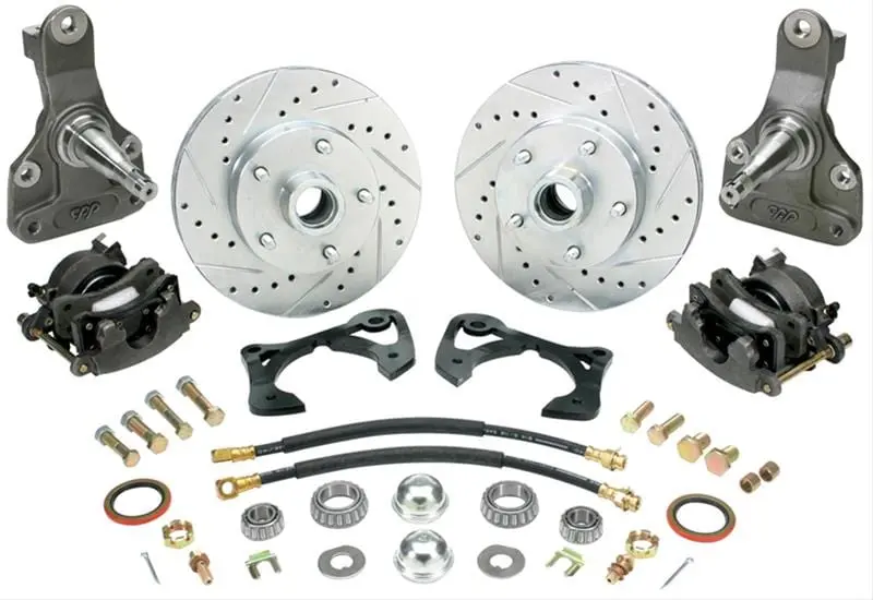 Classic Performance Cpp6267Swbk-D Modular Drop Spindle Front Disc Brake Conversion Kit 1