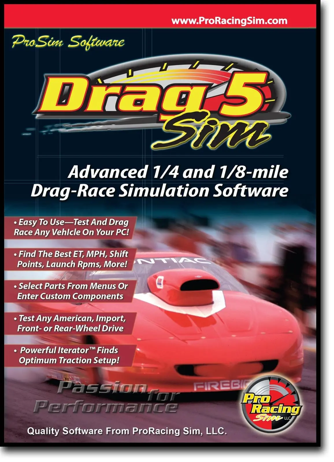 Comp Cams Dragsim5 Vehicle Simulation Software – Part #181601 1