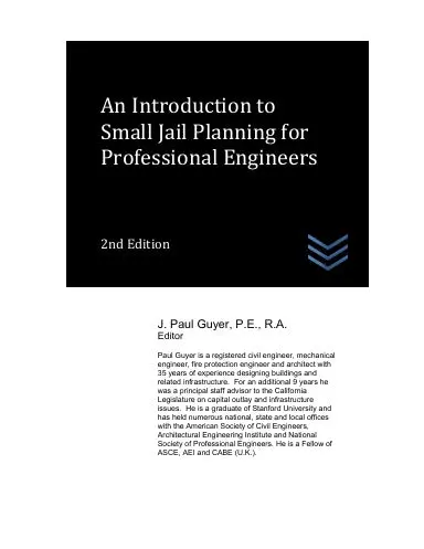 An Introduction To Small Jail Planning For Professional Engineers 1