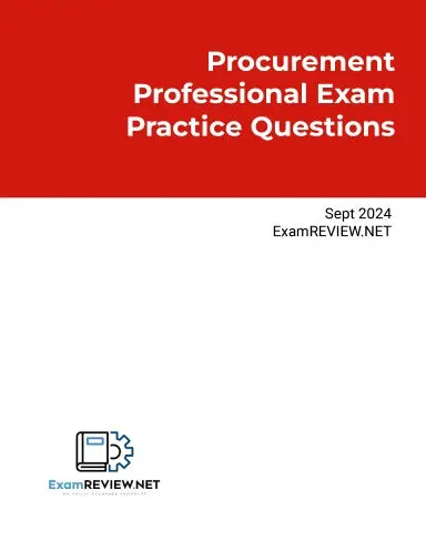 Procurement Professional Exam Practice Questions 1