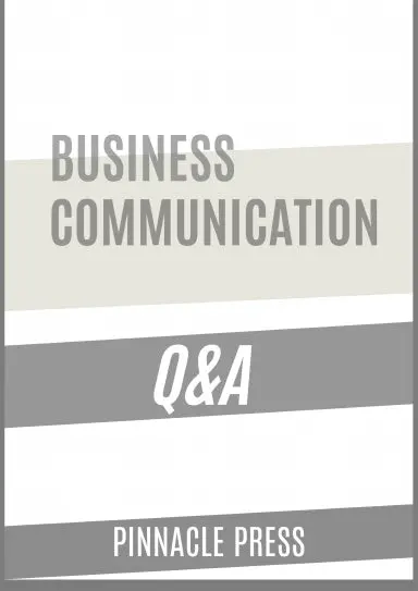 Business Communication Q&A 1