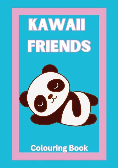 Kawaii Animal Friends Colouring Book 1