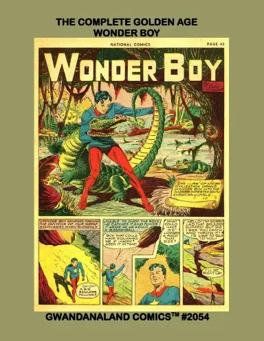 The Complete Golden Age Wonder Boy 1