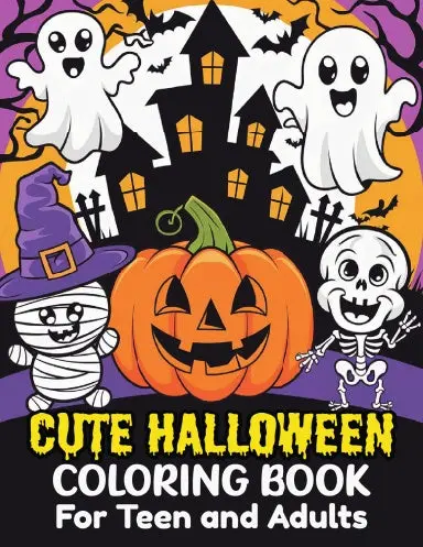 Stgt  Coloring Book Halloween For Teens&Adults 1