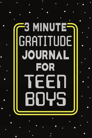 3 Minute Gratitude Journal For Teen Boys 1