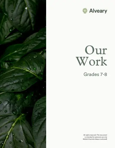 Our Work 24/25: Grades 7-8 (Perfect Bound) 1