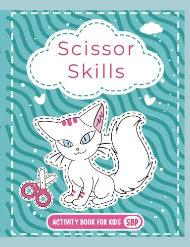 Scissor Skills Activity Book For Kids: Cats 1