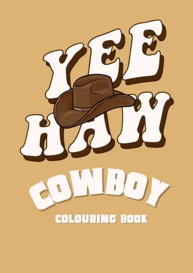 Yeehaw Cowboy Colouring Book 1