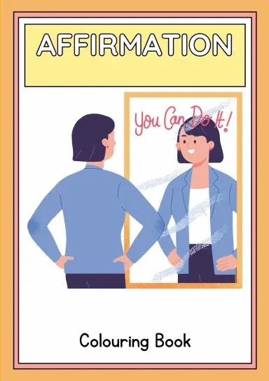 Affirmations For Adults Colouring Book 1