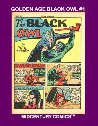 Golden Age Black Owl #1 1