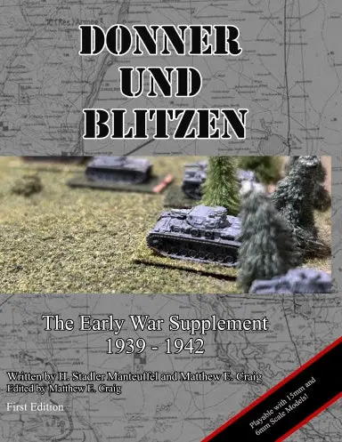 Donner Und Blitzen - The Early War Supplement 1939 To 1942 1