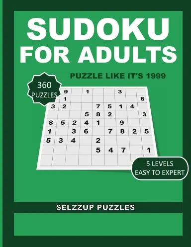 Sudoku Puzzles For Adults 2025: Easy To Expert Levels 1