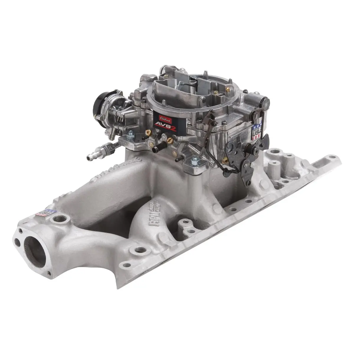 Edelbrock Performer Rpm Air-Gap Intake & Carburetor Combo – Kit #2033 1