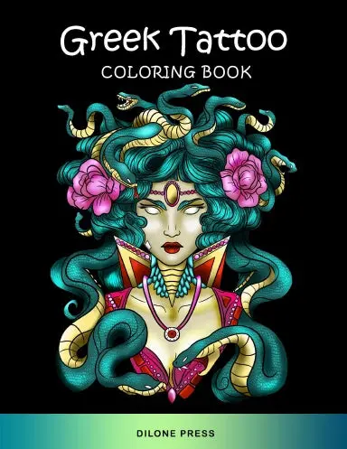 Greek Tattoo Coloring Book 1