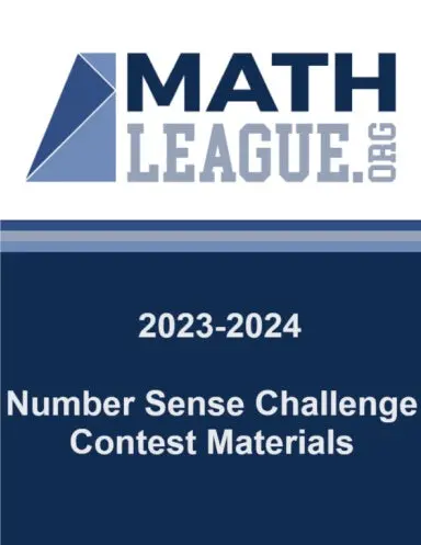 2023-2024 Number Sense Challenge Contest Materials 1