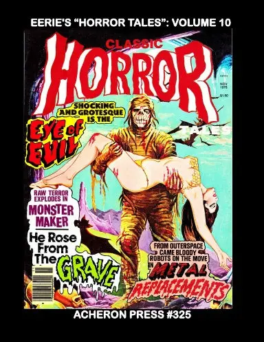 Eerie's "Horror Tales" Volume 10 Softcover B&W 1